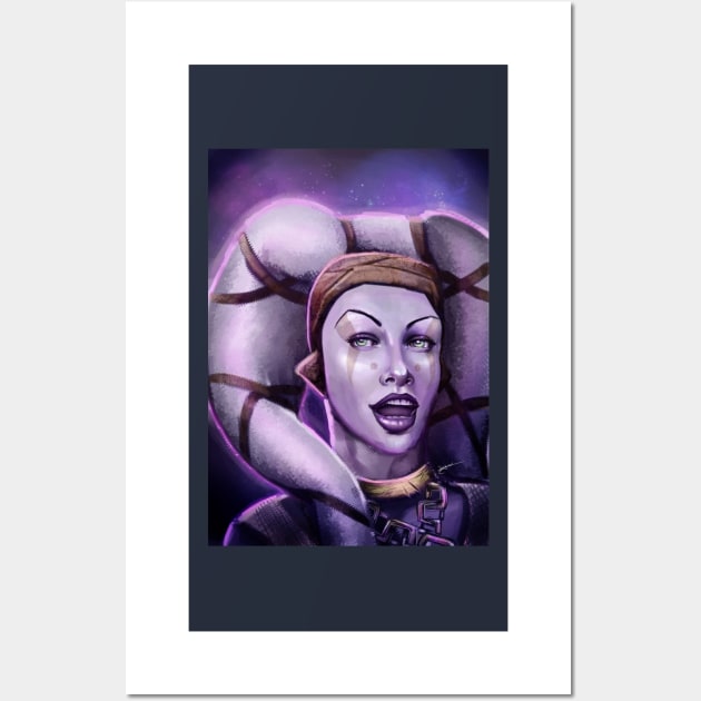 Alien Thief Girl Wall Art by georgiagoddard